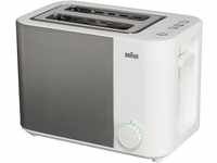 Braun Household Toaster HT5010 WH – IDCollection Doppelschlitz-Toaster mit