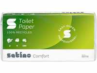 Satino by WEPA Comfort Toilettenpapier 2lagig - Packung mit 8 Rollen aus 100%