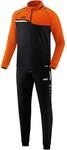 JAKO Herren Trainingsanzug Polyester Competition 2.0, schwarz/neonorange, XXL, M9118