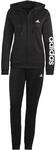 adidas Damen Essentials Logo French Terry Track Suit, Black / White, XS