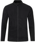 JAKO Herren Fleecejacke, Schwarz/Anthrazit, XL