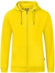 JAKO Organic Kapuzenjacke gelb, L Herren
