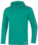 JAKO Herren Kapuzenjacke Striker 2.0, t&uuml;rkis/anthrazit, M, 6819