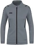JAKO Damen Polyesterjacke Challenge, Steingrau/Schwarz, 38