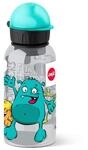 Emsa 518123 Kinder-Trinkflasche, 400 ml, Sicherheitsverschluss, Motiv: Kids Monster,