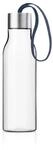 EVA SOLO 5706631167628 Trinkflasche mit Trageschlaufe, 0,5 L, Kunststoff, navy blau,