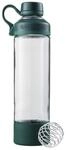 BlenderBottle Mantra Glas Trinkflasche, mit Trink&ouml;ffnung aus Glas und BlenderBall,