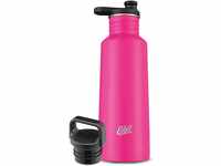 Esbit Sportflasche Pictor - Trinkflasche 750 ml in Pink - mit Sport- und Loop
