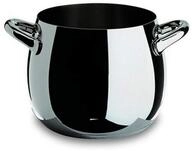 Alessi "MAMI" Topf aus Edelstahl, 11 x 22 x 32 cm, Silber, SG100/20