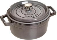 STAUB Cocotte, Gusseisen Br&auml;ter mit Deckel, 20 cm, 2,2 L, Rund, Alle Herdarten inkl