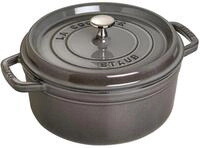 STAUB Cocotte, Gusseisen Br&auml;ter mit Deckel, 26 cm, 5,25 L, Rund, Alle Herdarten inkl