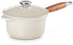 Le Creuset 21139187164460 Profitopf mit Holzgriff, 18cm, meringue