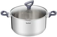 TEFAL DAILY COOK Kochtopf G71246 | 24 cm | GLASDECKEL MIT DAMPFAUSLASS 