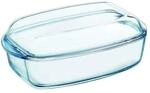 Pyrex 466000 Kasserolle eckig, Glas, 2,4 l Deckel
