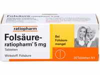 Folsure RATIOPHARM 5 mg Tabletten, 20 St