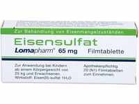 Eisensulfat Lomapharm 65 mg überzogene Tab.