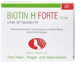 Biotin H forte Tabletten, 20 St. Tabletten