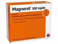 magnerot® 500 Injekt mit Magnesiumgluconat, 10 Amp. à 5 ml