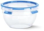 EMSA Clip & Close Frischhaltedose, rund, 1,1 L, mit Deckel, Aufbewahrungsbox, 100