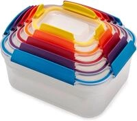Joseph Joseph Nest Lock Frischhaltedosen Kunststoff mit Deckel, 5er Set