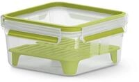 EMSA Clip & Go Lunchbox, 1,3 L, Brotdose inklusive Gittereinsatz, 100 Prozent...
