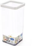 Rotho Loft quadratische Vorratsdose 1.5l mit Deckel und Dichtung,...