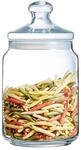 Luminarc ARC 34818 Big Pot Club Dose mit Deckel, Vorratsglas, Bonbondose, 1.5 Liter,