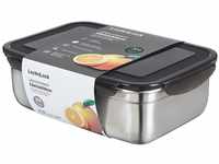 LocknLock Edelstahl Vorratsdose mit Deckel, 2,7 L, 265 × 185 × 85 mm, BPA-Frei,