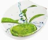 ADOB, Holzkern WC Sitz Klobrille Limone, Absenkautomatik, 32602