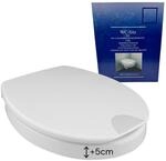 ADOB, Mantova WC Sitz Erh&ouml;hung Toilettensitzerh&ouml;her um 5 cm mit...