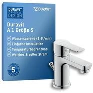 Duravit A.1 Waschtischarmatur, Gr&ouml;&szlig;e S (Auslauf H&ouml;he 67 mm), Wasserhahn Bad mit