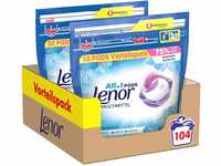Lenor Waschmittel Pods All-in-1, 104 Waschladungen, Lenor Aprilfrisch mit Duft...