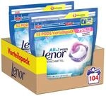 Lenor Waschmittel Pods All-in-1, 104 Waschladungen, Lenor Aprilfrisch mit Duft von