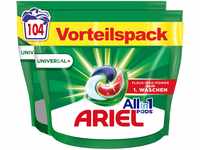 Ariel Waschmittel Pods All-in-1, 104 Waschladungen, Strahlend Rein,...