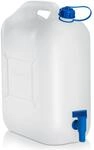 h&uuml;nersdorff 817710 Wasserkanister ECO mit festmontiertem Ablasshahn / Wasserauslauf,