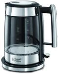 Russell Hobbs Wasserkocher Glas Design [1,7l, 2200W] Elegance - polierten