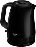 Tefal KO1508 Uno Wasserkocher, Schwarz, 2400 W