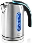 Cecotec elektrischer Wasserkocher Thermosense 270 Steel, 1,7 L, 2200 W | Hochwertiger