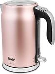 Fakir Adell - Wasserkocher im modernen Design aus Edelstahl 1,7 Liter mit