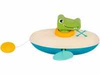 Small Foot Wasserspielzeug Aufzieh-Kanu Krokodil aus Holz, Aufziehspielzeug...