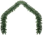 vidaXL Weihnachtsgirlande PVC 5m Tannengirlande T&uuml;rgirlande Weihnachtsdeko