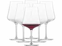 SCHOTT ZWIESEL Burgunder Rotweinglas Fine (6er-Set), stilvolle Burgundergläser für