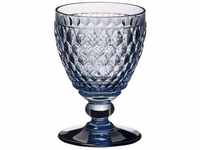 Villeroy & Boch Boston Coloured Weißweinglas Blue, 230 ml, Kristallglas, Blau