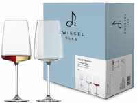 Zwiesel Glas Weinglas fruchtig & fein Vivid Senses (2-er Set), filigrane...