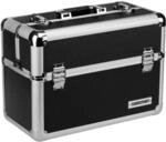 anndora Werkzeugkoffer lang - L 45 x B 23 x H 34 cm - abschlie&szlig;bar - Farbe Schwarz