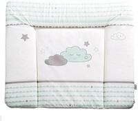 roba Wickelauflage Happy Cloud - Wickeltischauflage mit Wolken Motiv - 85 x 75...