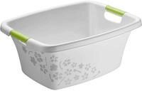 Rotho Flowers W&auml;schewanne 25l mit 2 Griffen, Kunststoff (PP) BPA-frei,...