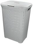 Curver Natural Style Laundry Basket 60L Light Grey