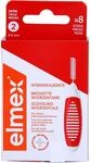 elmex Interdentalb&uuml;rste rot (Gr&ouml;&szlig;e 2, 0,50mm), 1 x 8 St&uuml;ck - Interdentalb&uuml;rsten