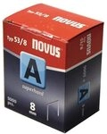 Novus Feindrahtklammern 8 mm "superhart", Sparverpackung, 5000 Tacker-Klammern vom